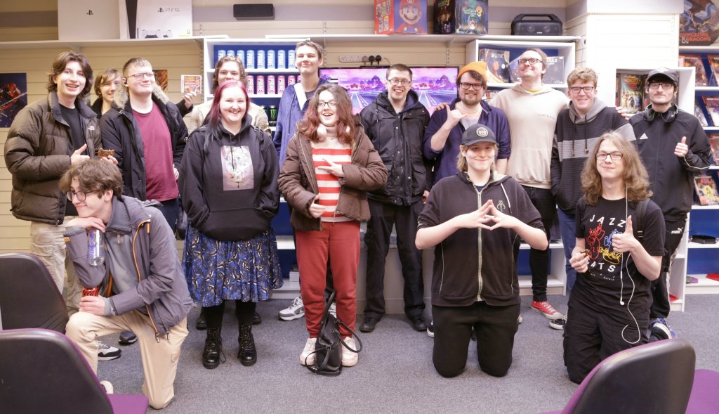 Line up of the Contestants in the Rocket League tournament at Guild of Games in Rotherham