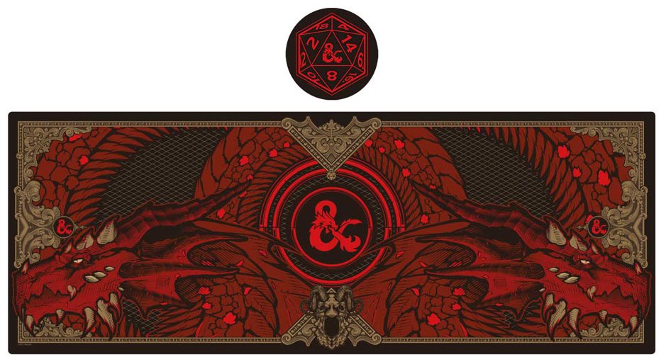 Dungeons & Dragons Desk Pad & Coaster Set