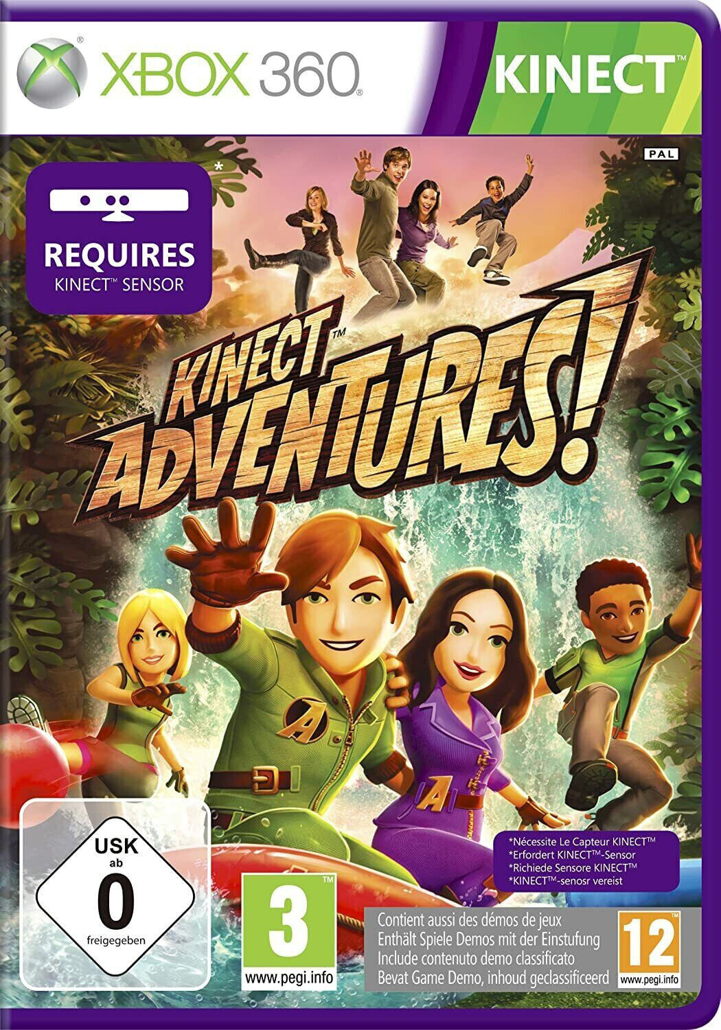 Kinect Adventures (2010) Requires Kinect Sensor PEGI 3