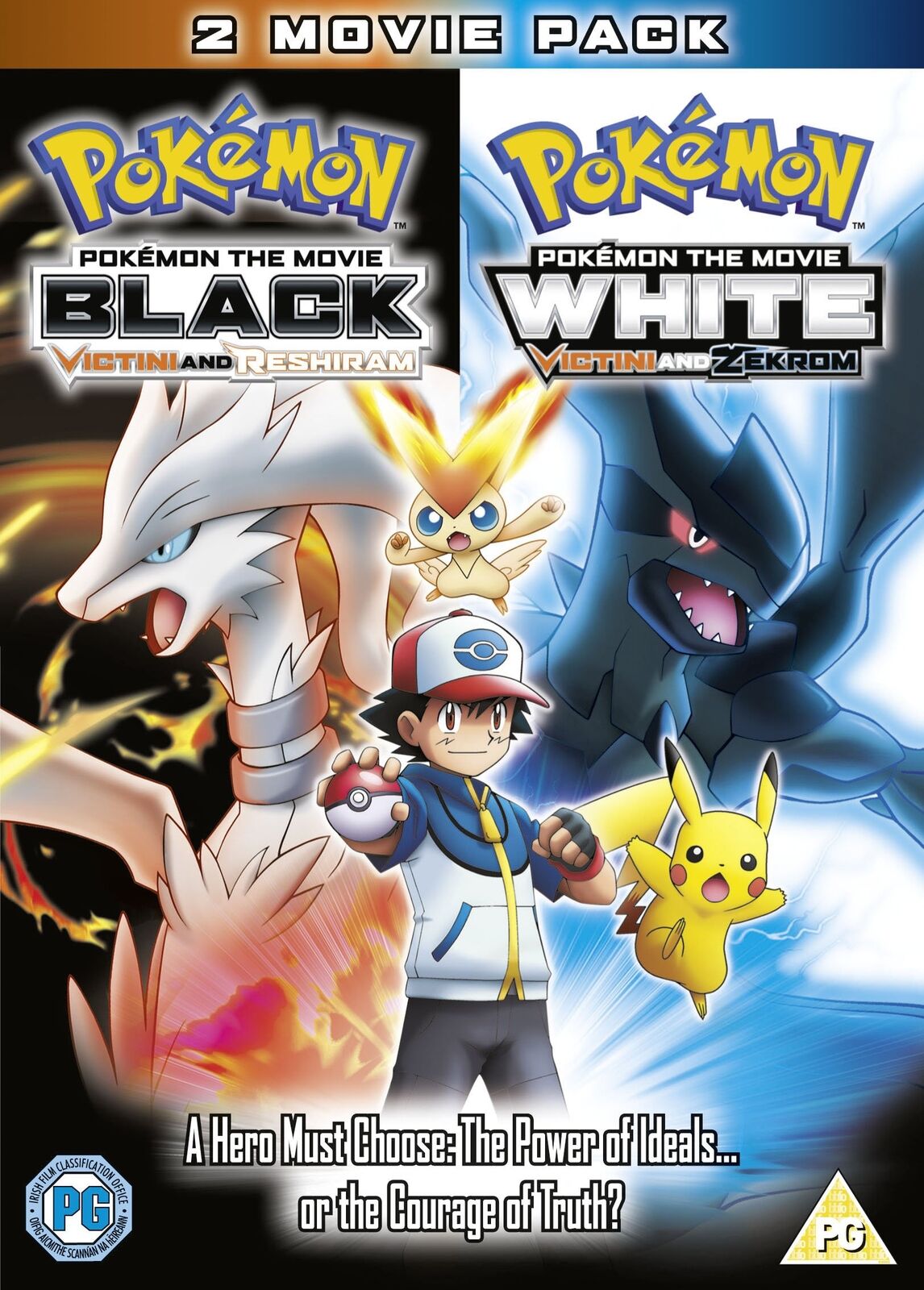 Pokemon The Movie – White – Victini And Zekrom / Black – Victini And Reshiram