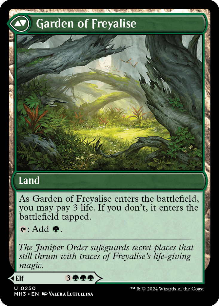 Magic: The Gathering card: Garden of Freyalise, Land