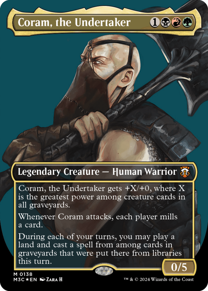 Magic: The Gathering card: Coram, the Undertaker