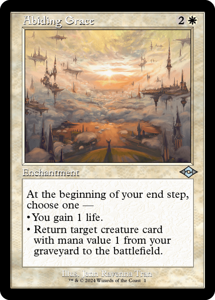 Magic: The Gathering card: Abiding Grace, Enchantment