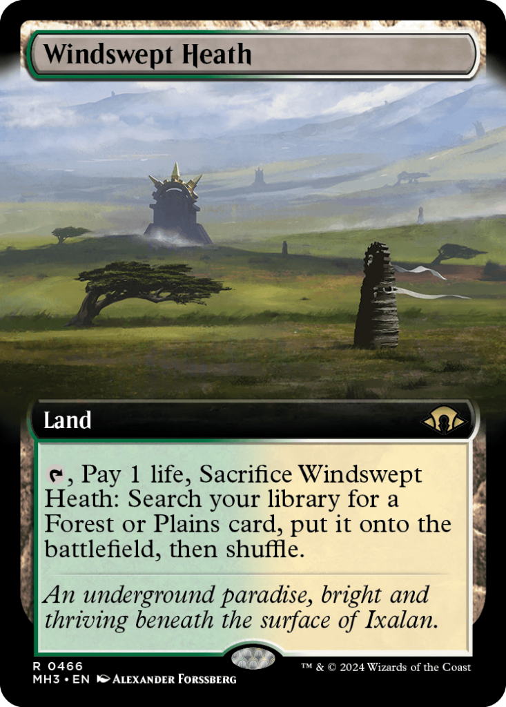 Magic: The Gathering card: Windswept Heath, Land