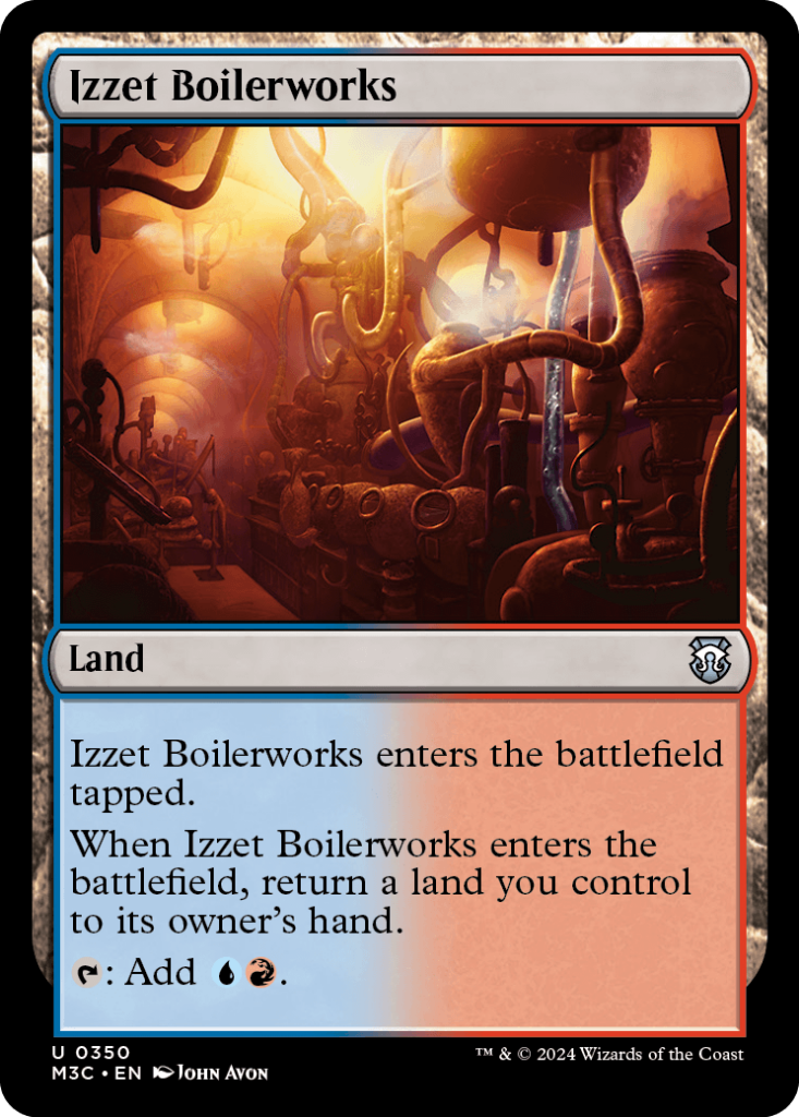 Magic: The Gathering card: izzet Boilerworks - Land