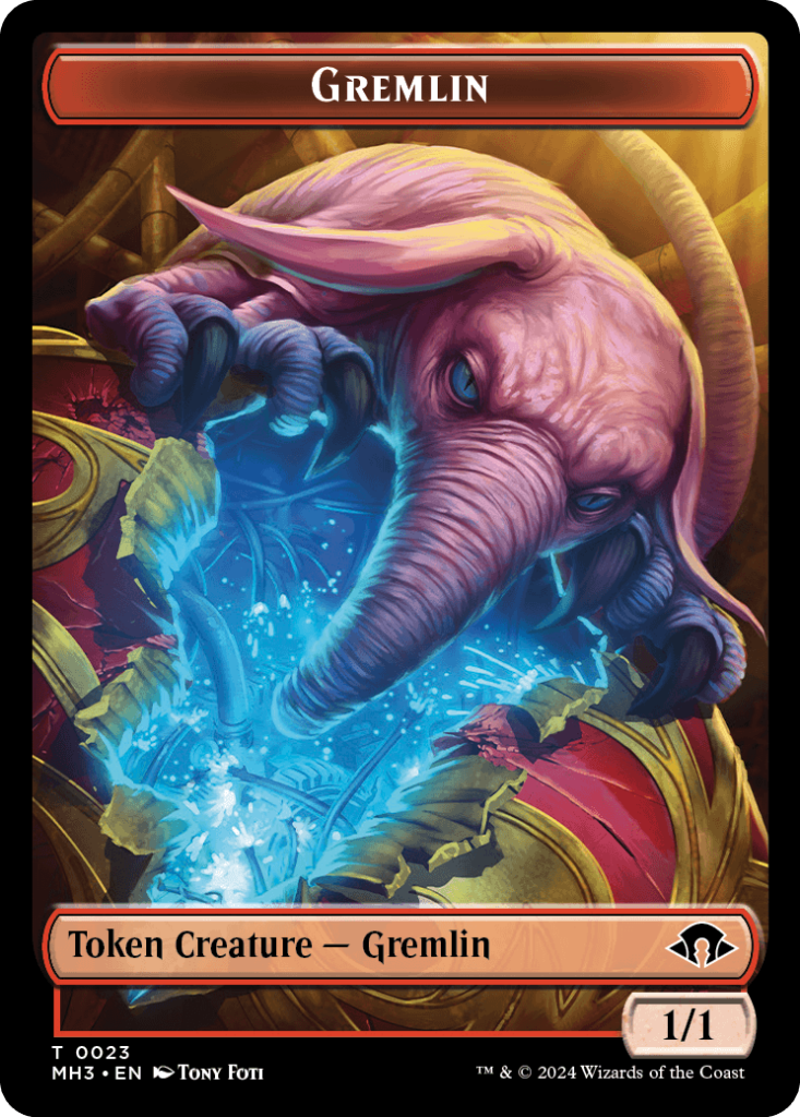 Magic: The Gathering card: Gremlin, Token Creature