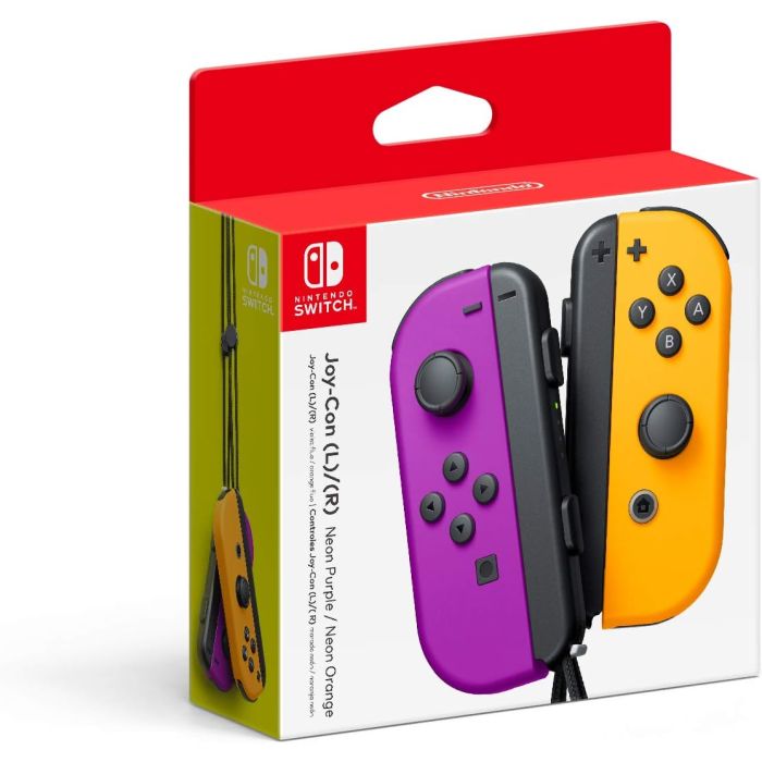 Nintendo Joy-Con (L)/(R) – Neon Purple/Neon Orange