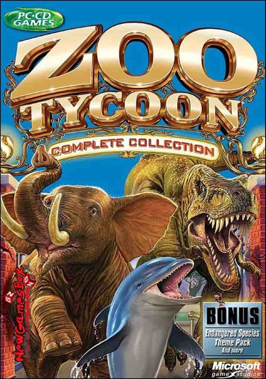 ZOO TYCOON 1 COMPLETE COLLECTION Pc Base Game