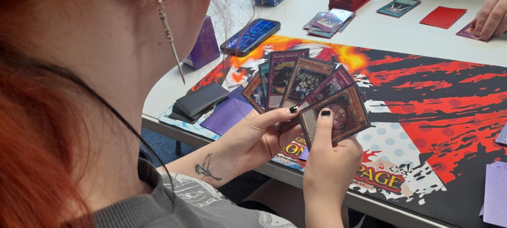 Players at the Yu-Gi-Oh OTS tournament at Guild of Games, on 01/08/2024