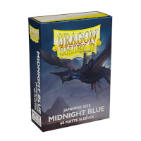 Dragon Shield – Matte Japanese Size Sleeves 60pk – Midnight Blue