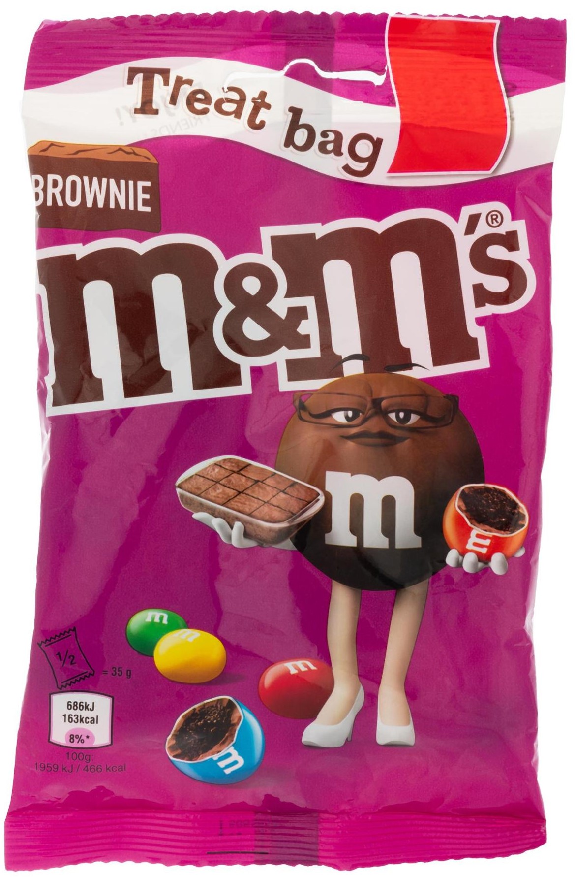 M&M's Brownie Bites Milk Chocolate Treat Bag £1.25 PMP 70g