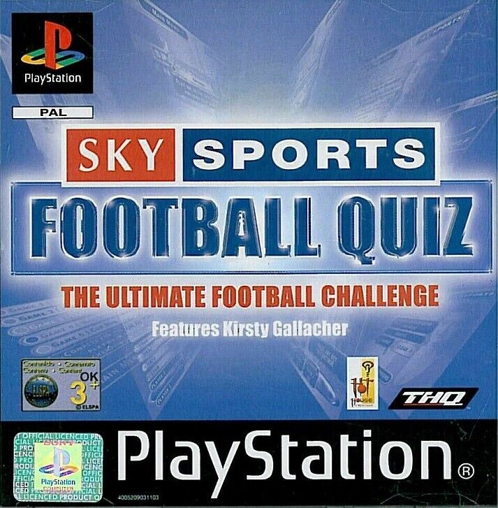 Sky Sports Football Quiz (Sony PlayStation 1, 2001)