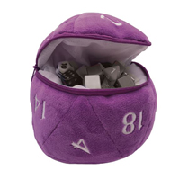 Ultra Pro - D20 Plush Dice Bag - Purple