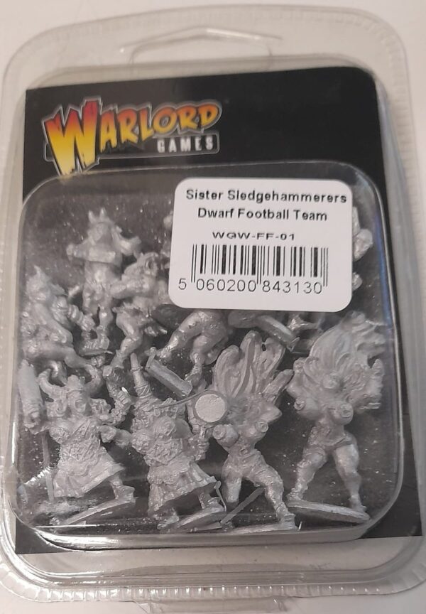 Warlord Games Sister Sledgehammerers Dwarf Football Team WGW-FF-01