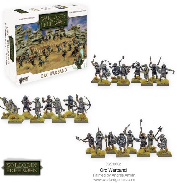 Warlord Games Warlords of Erehwon Orc Warband WLG 692010002