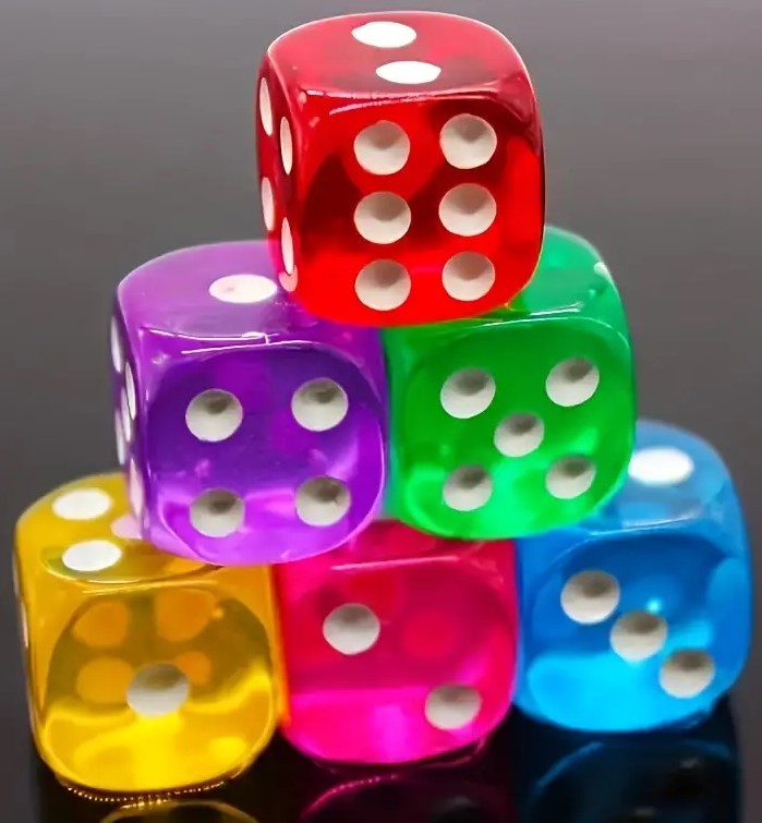 Large Flashing Dice