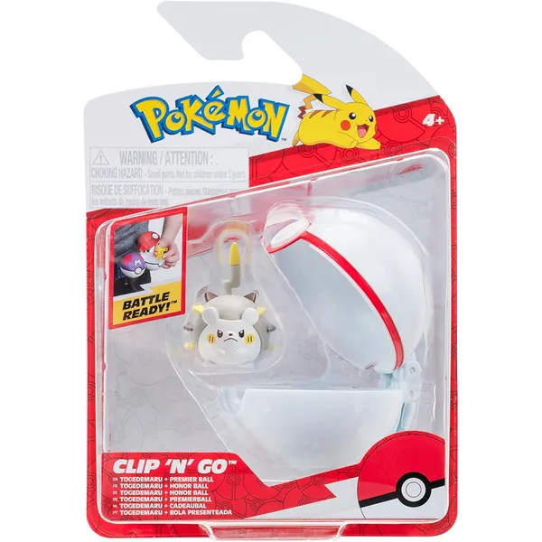 Pokémon Clip ‘N’ Go Togedemaru and Premier Ball Playset, 2 pcs.