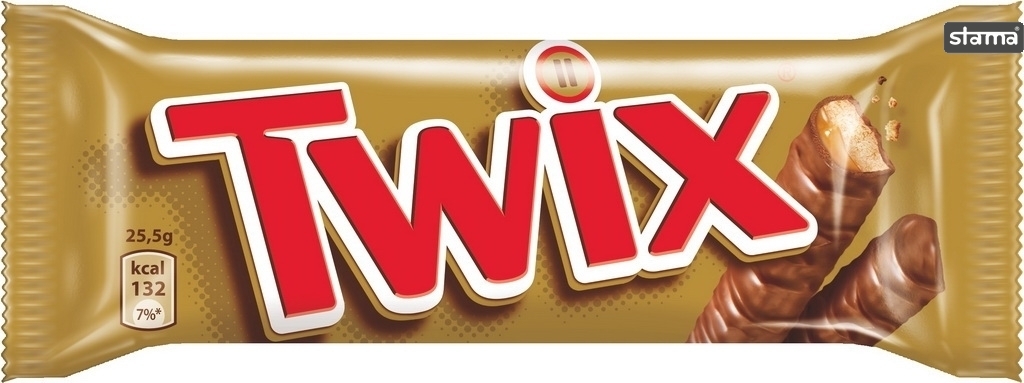 Twix Caramel & Milk Chocolate Fingers Biscuit Snack Bar 50g