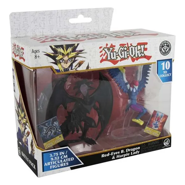 Yu-Gi-Oh!: 2 Figure Battle Pack: Red-Eyes Black Dragon & Harpie Lady