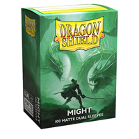 Dragon Shield - Dual Matte Standard Size Sleeves 100pk - Might Green