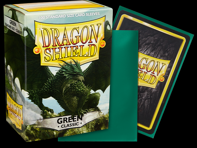 Dragon Shield - Classic Standard Size Sleeves - Green