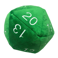 Ultra Pro – Jumbo D20 Novelty Dice Plush – Green