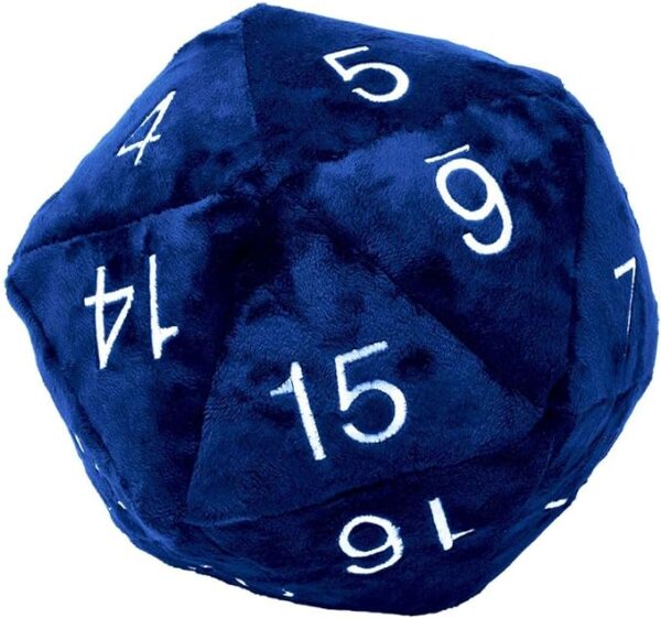 Ultra Pro - Jumbo D20 Novelty Dice Plush - Blue