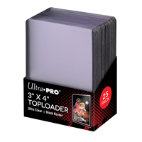 Ultro Pro 3 X 4 Toploader 25 Packs