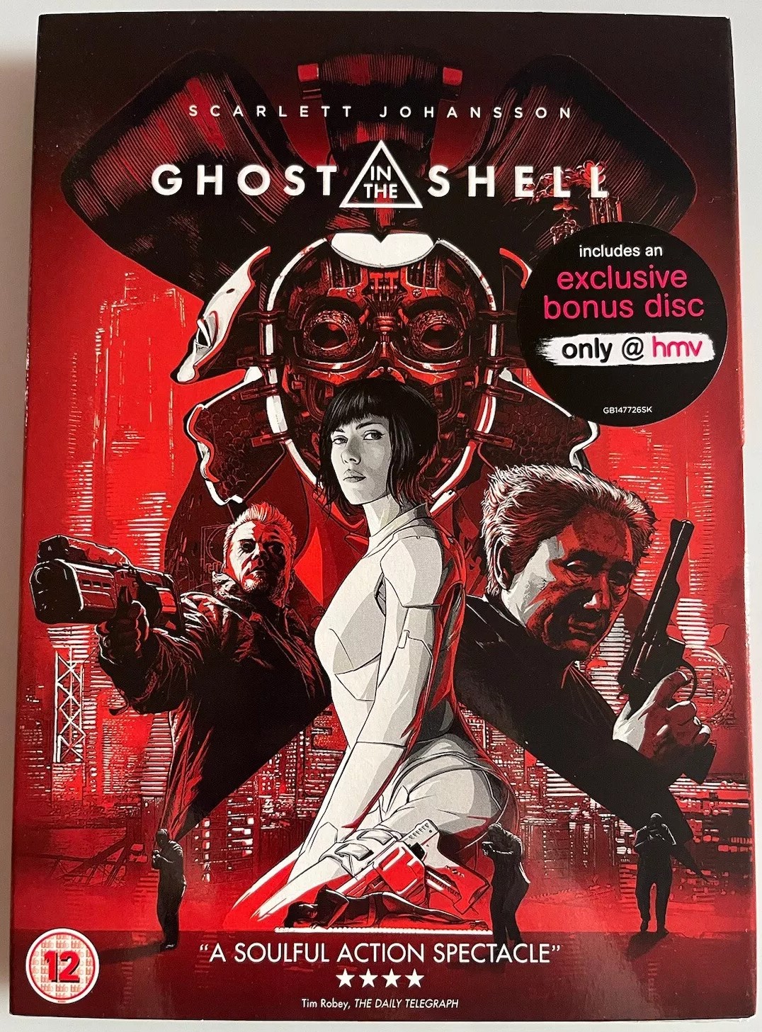 Ghost in The Shelll DVD 2017 Film