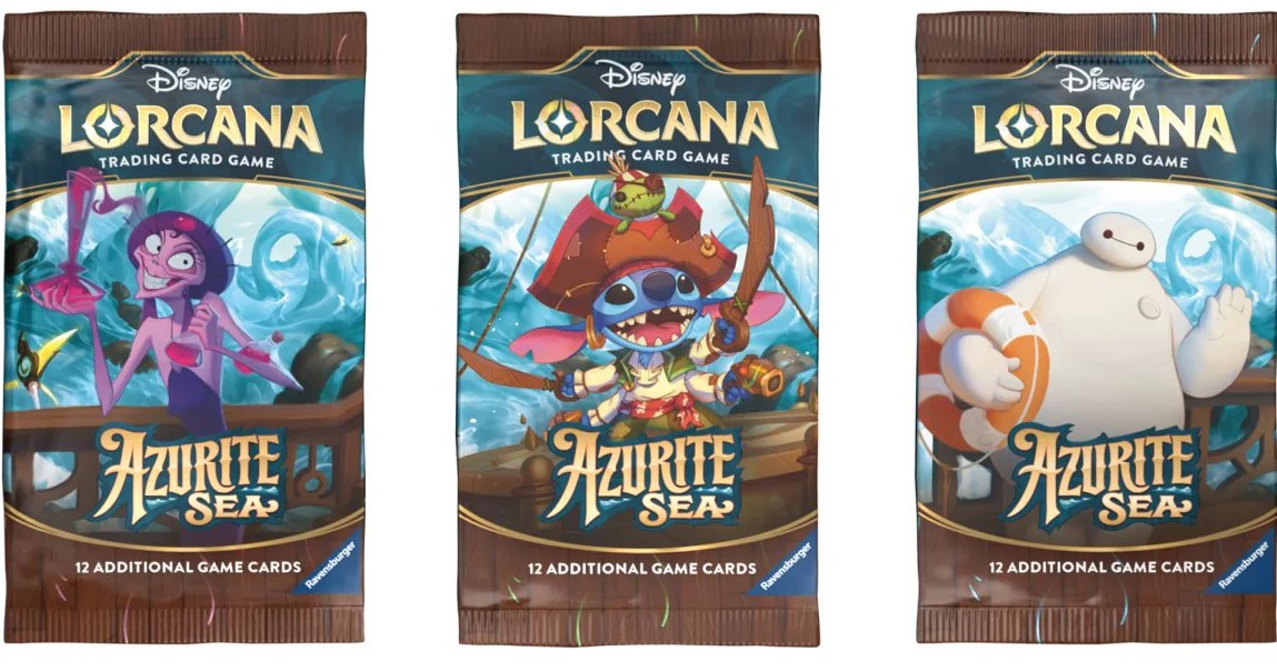 Lorcana Azurite Seas Booster packs