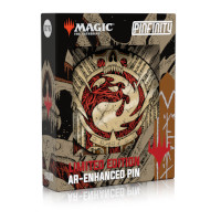 Magic: The Gathering – Pinfinity AR Pin - Phyrexia Mana Symbol Pin- Infect Mountain