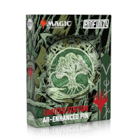 Magic: The Gathering – Pinfinity AR Pin - Phyrexia Mana Symbol Pin- Infect Forest