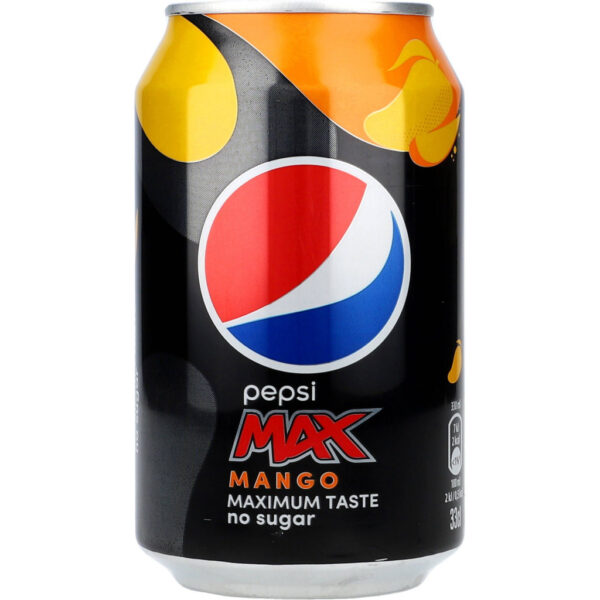 Pepsi Max Mango 330ml Can