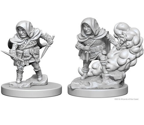 Halfling Male Rogue D&D Nolzur's Marvelous Unpainted Miniatures