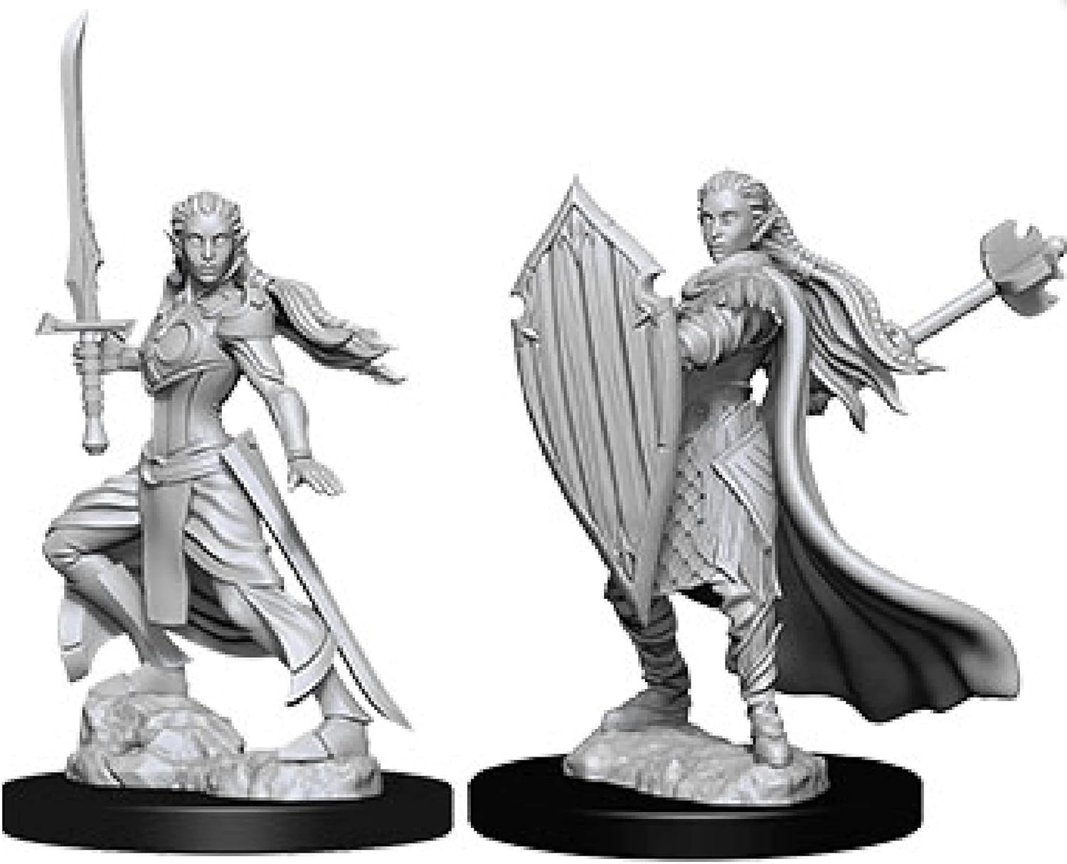 Elf Female Druid D&D Nolzur’s Marvelous Unpainted Miniatures