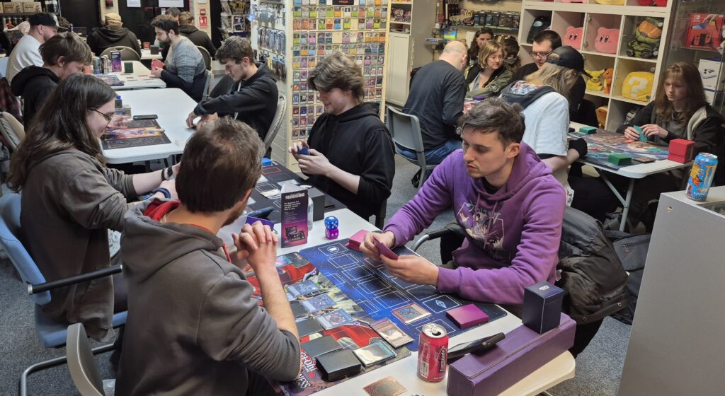 Yu-Gi-Oh OTS Tournament at Guild of Games on 23/01/2025 with Harry, George, Titas, TJ and 14 other players  taking part