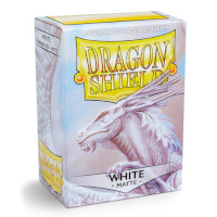 Dragon Shield - Matte Standard Size Sleeves 100pk - White