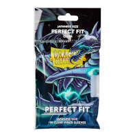 Dragon Shield - Perfect Fit Toploaders Japanese Size Inner Sleeves 100pk - Clear