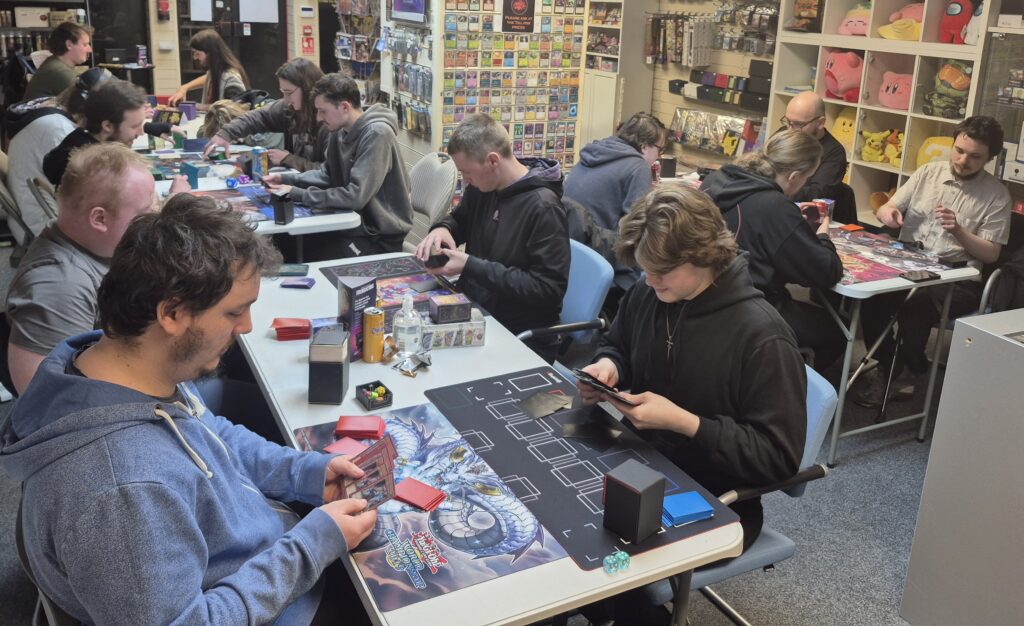 Yu-Gi-Oh OTS Tournament 30/01/2025 with Tom K, Ben S, Karl M and 11 other players competing.