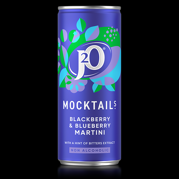 J20 Mocktail Martini - Blackberry & Blueberry