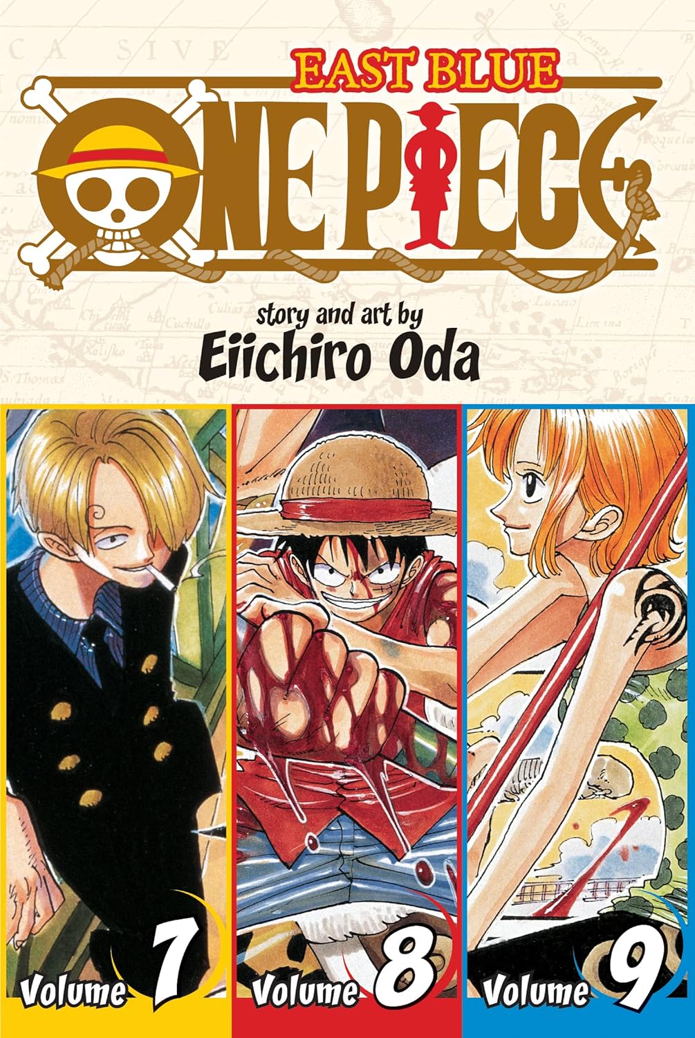 One Piece (3-in-1 Edition) Volume 3: Includes vols. 7, 8 & 9, ISBN: 9781421536279