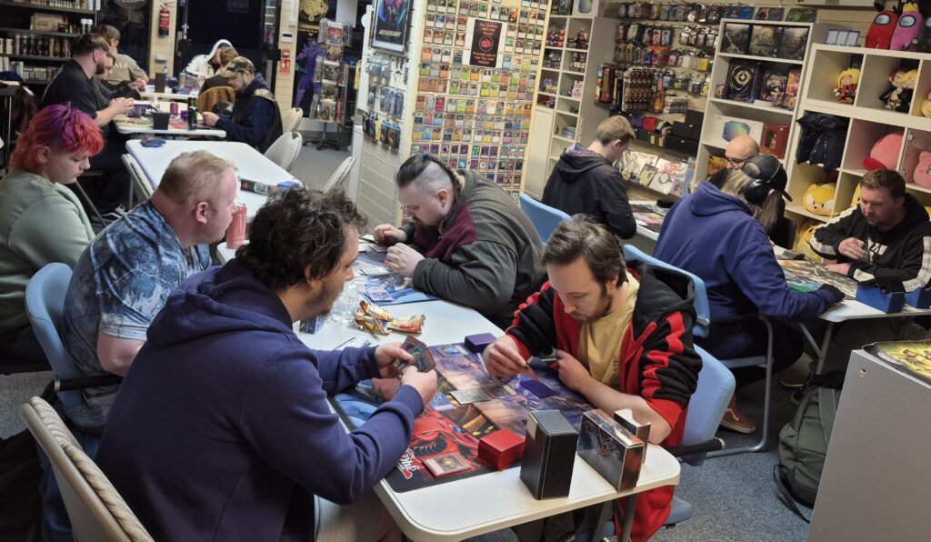 Yu-Gi-Oh Tournament in mid play on Thu 01/03/2025 at Guild of Games